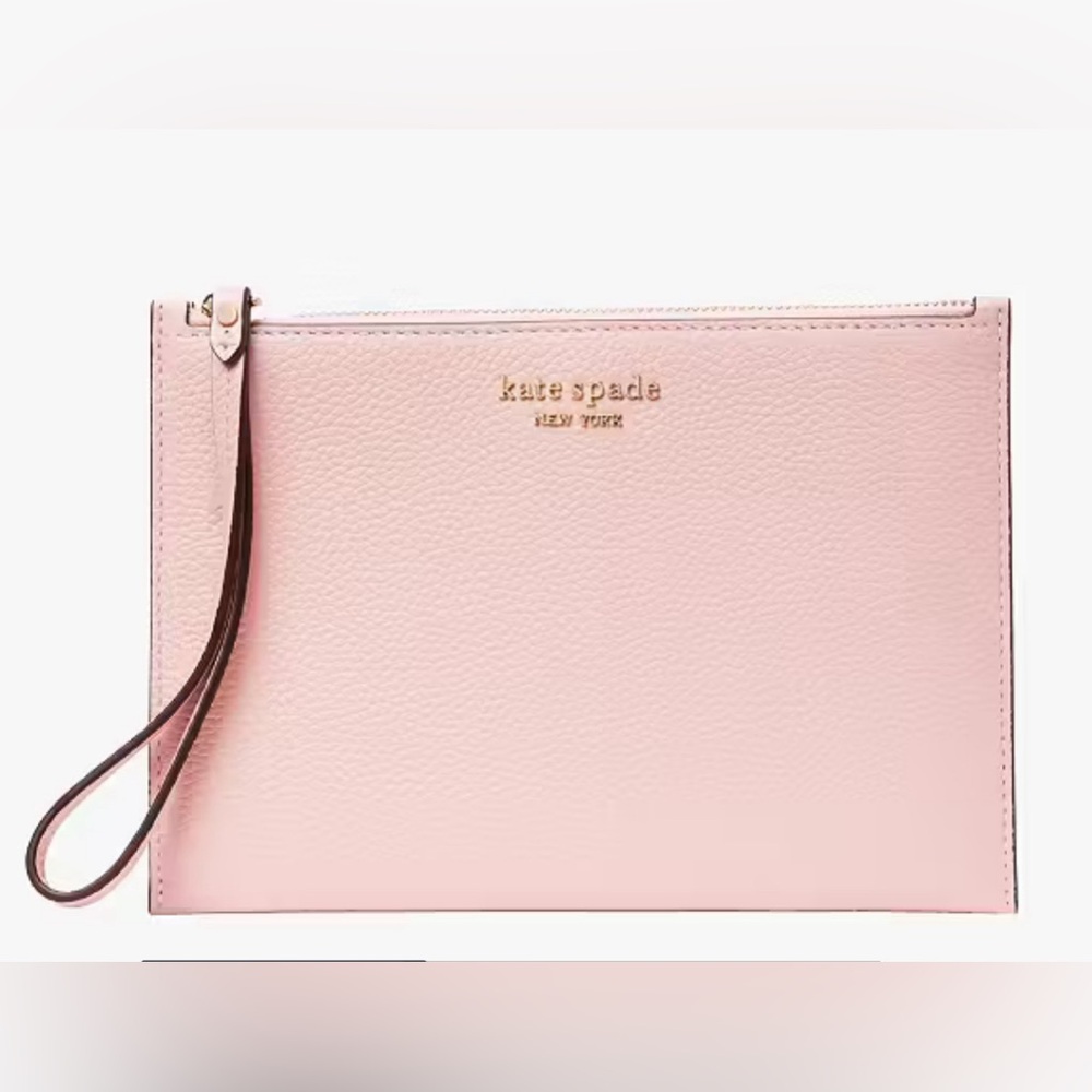 NWT Kate Spade Roulette pouch wristlet color pink